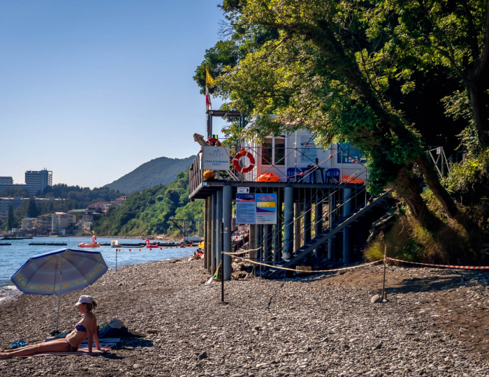 Оборудованный пляж - Парк-отель «Небуг»